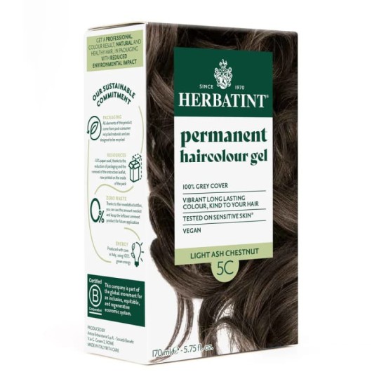 Herbatint Teinture Cheveux 5C Châtain Clair Cendré