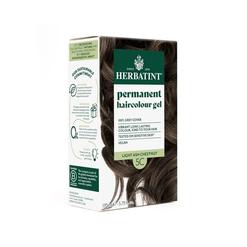 Herbatint Teinture Cheveux 5C Châtain Clair Cendré