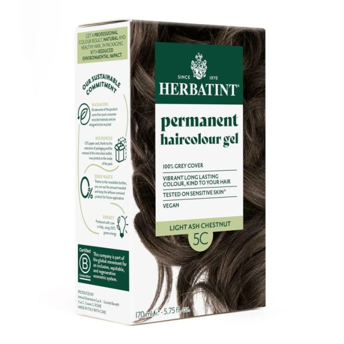 Herbatint Teinture Cheveux 5C Châtain Clair Cendré