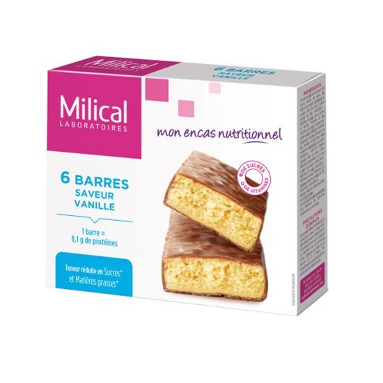Milical Barre Vanille - En-cas équilibré