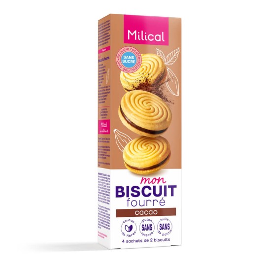 Milical Biscuits Cacao 8 unités