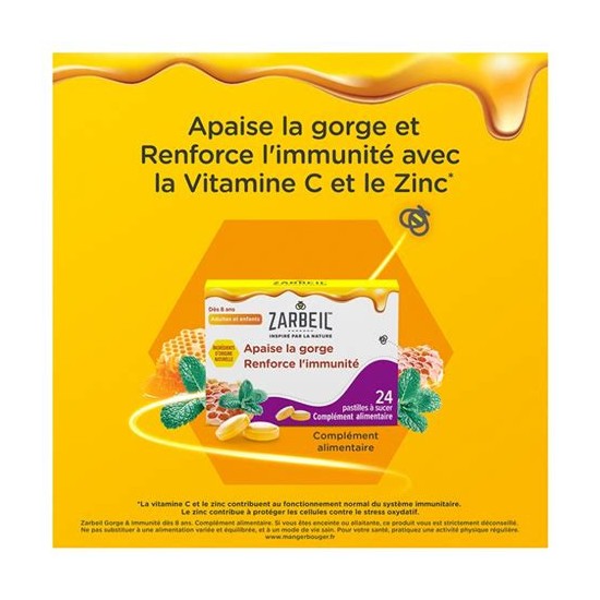 Zarbeil Miel Citron Pastilles