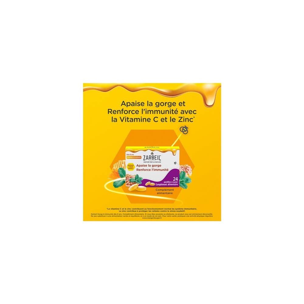 Zarbeil Miel Citron Pastilles