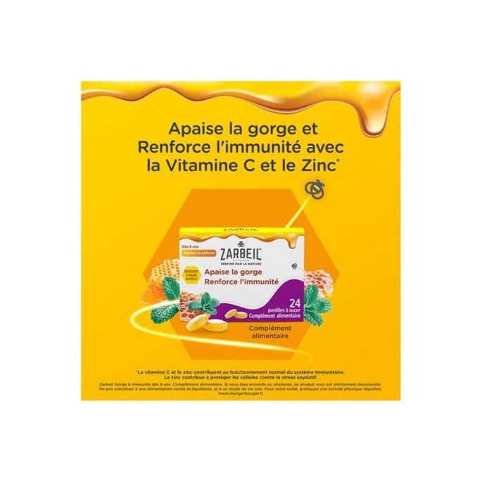 Zarbeil Miel Citron Pastilles