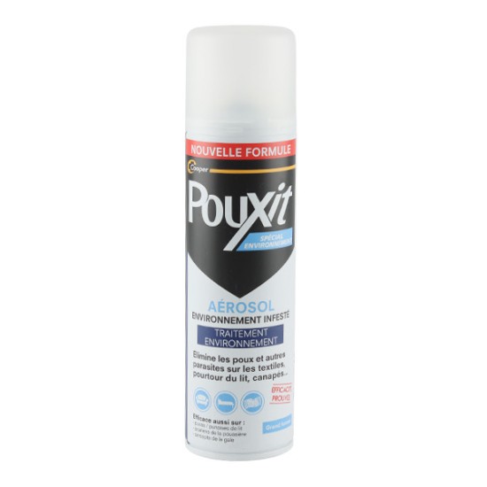 Pouxit spray environnement poux gale puce 250 ml