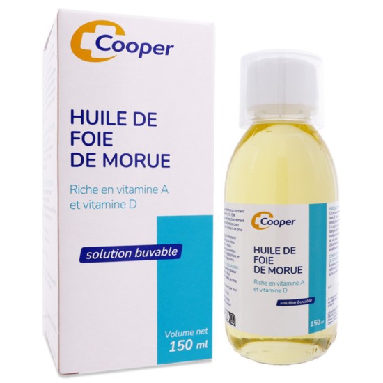 Cooper Huile de foie de morue Flacon 150 ml