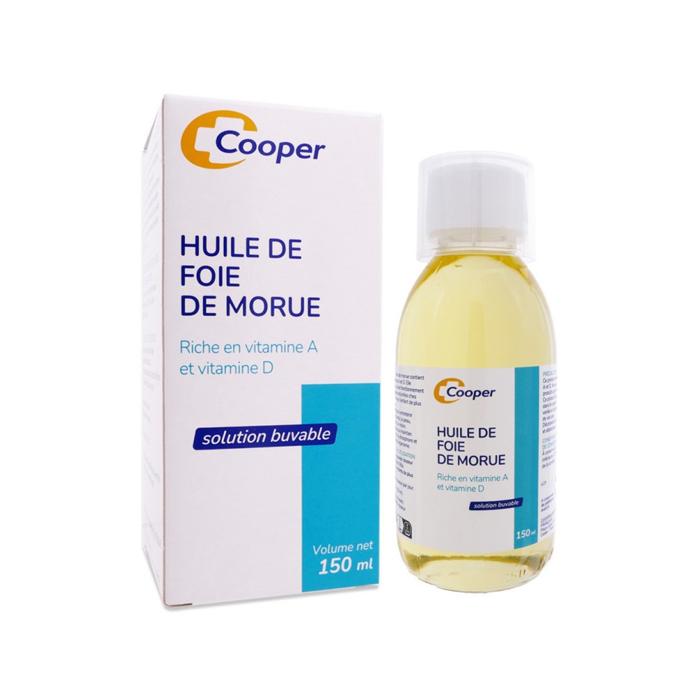Cooper Huile de foie de morue Flacon 150 ml