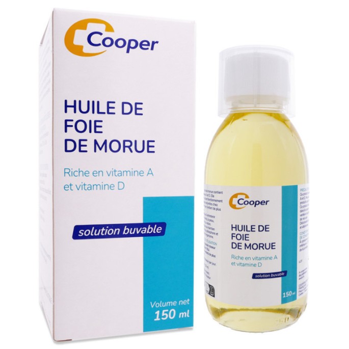 Cooper Huile de foie de morue Flacon 150 ml