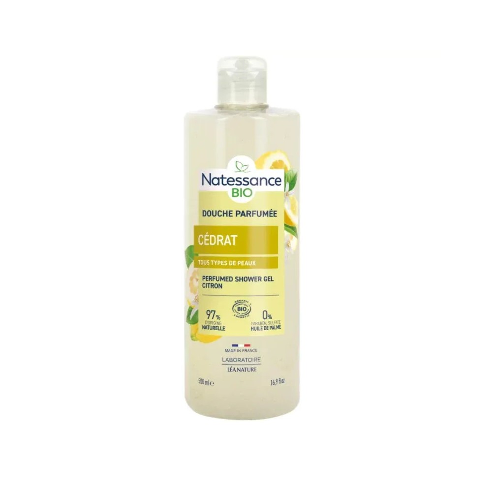 Natessance gel douche cédrat 500 ml