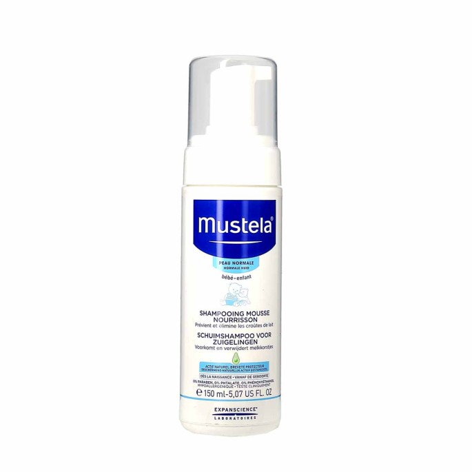 Mustela shampoing mousse nourrisson 150 ml