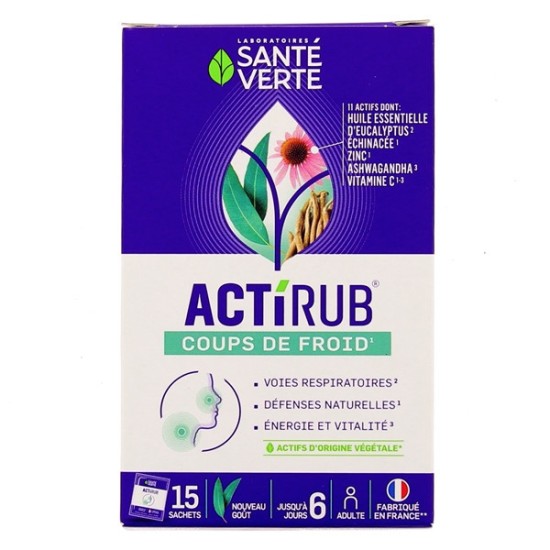 SV ACTIRUB SACHETS BOITE DE 15  SANTE VERTE