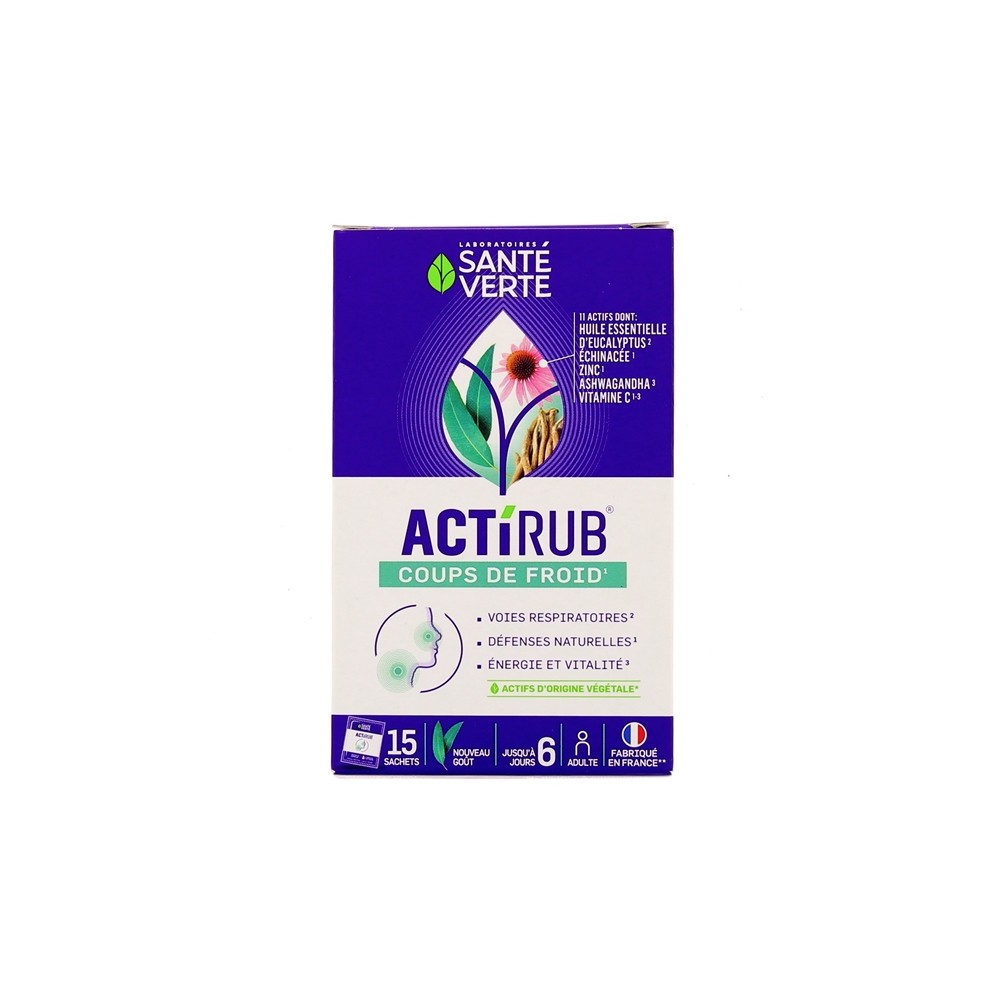 SV ACTIRUB SACHETS BOITE DE 15  SANTE VERTE
