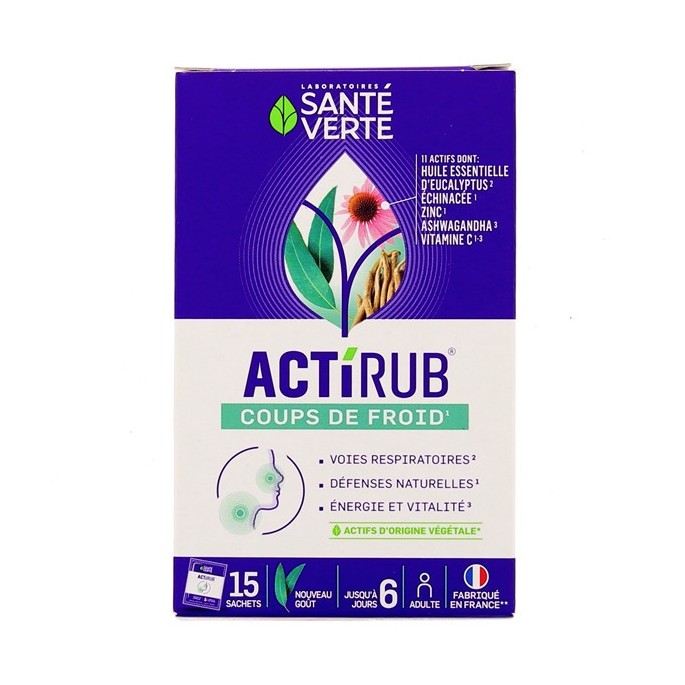 SV ACTIRUB SACHETS BOITE DE 15  SANTE VERTE