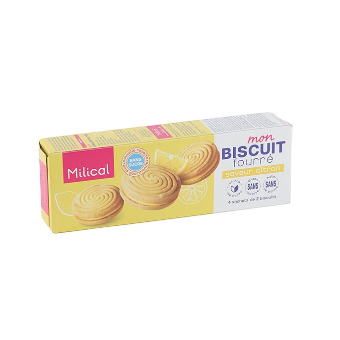 MILICAL BISCUITS CITRON B/8