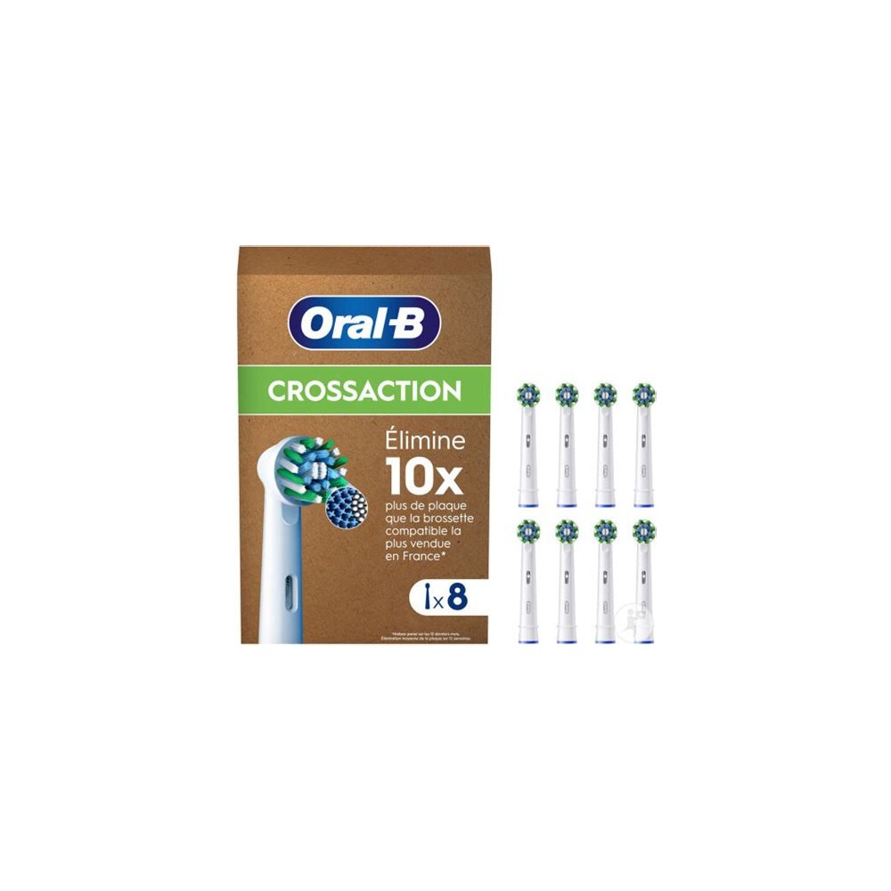 Oral-B Brosse Cross Action 8 Unités