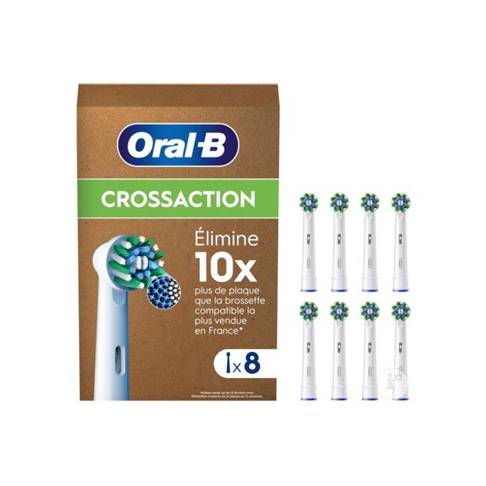 Oral-B Brosse Cross Action 8 Unités