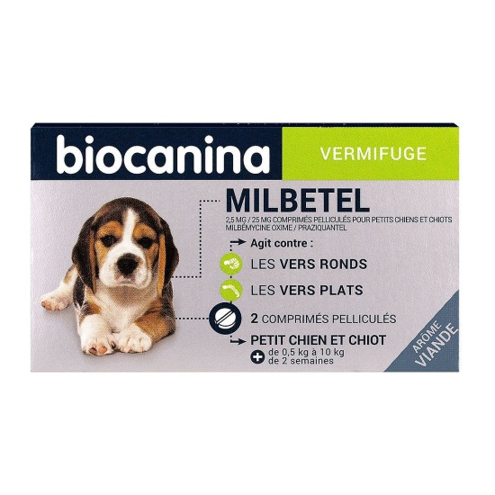 BIOCANINA MILBETEL CHIOT CPR B/2