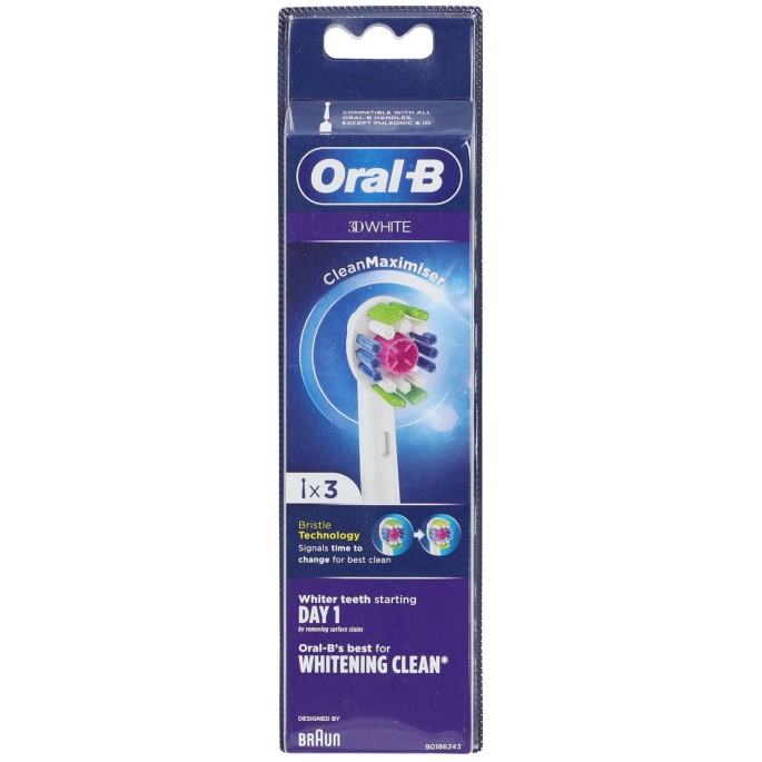 Oral-B Brosse White Rechargeables 3 Unités