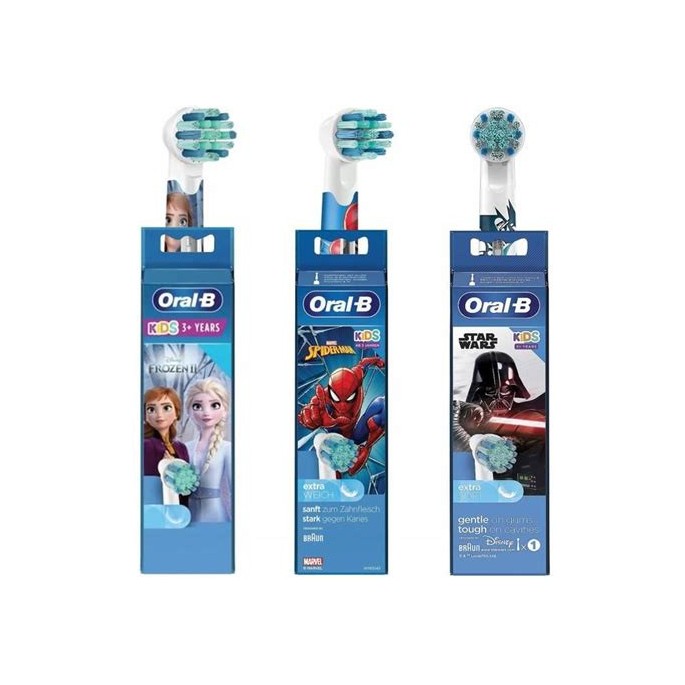 Oral-B Kids Brossettes Spiderman/star Wars Boîte de 3