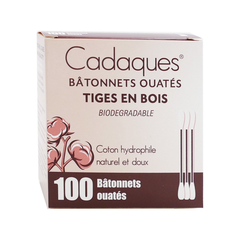 CADAQUES COTONS TIGES BOIS BOITE DE 100