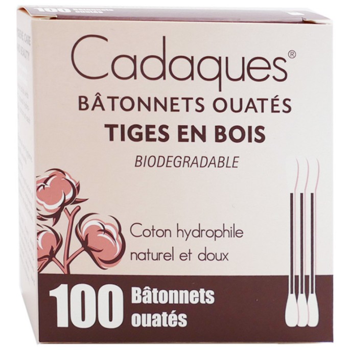 CADAQUES COTONS TIGES BOIS BOITE DE 100