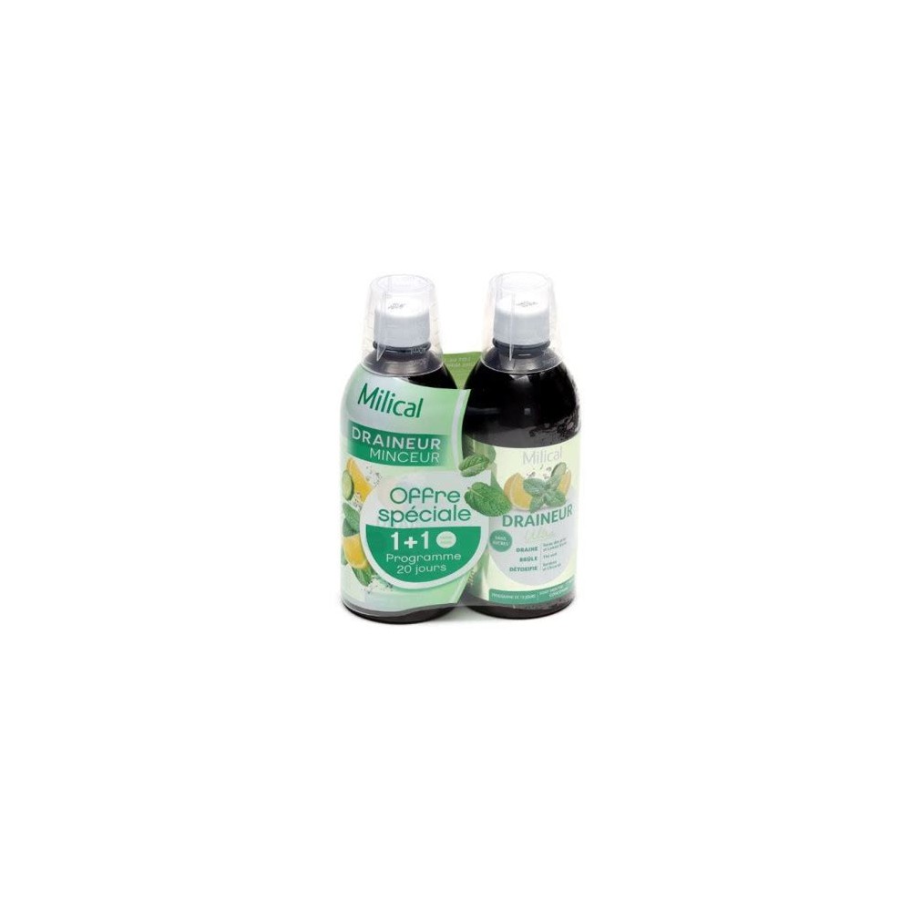 Milical Draineur Menthe Citron 500 ml