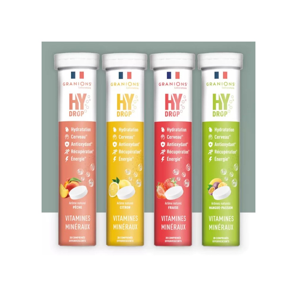 Granions Hydrop Fruits des Bois 20 Comprimés