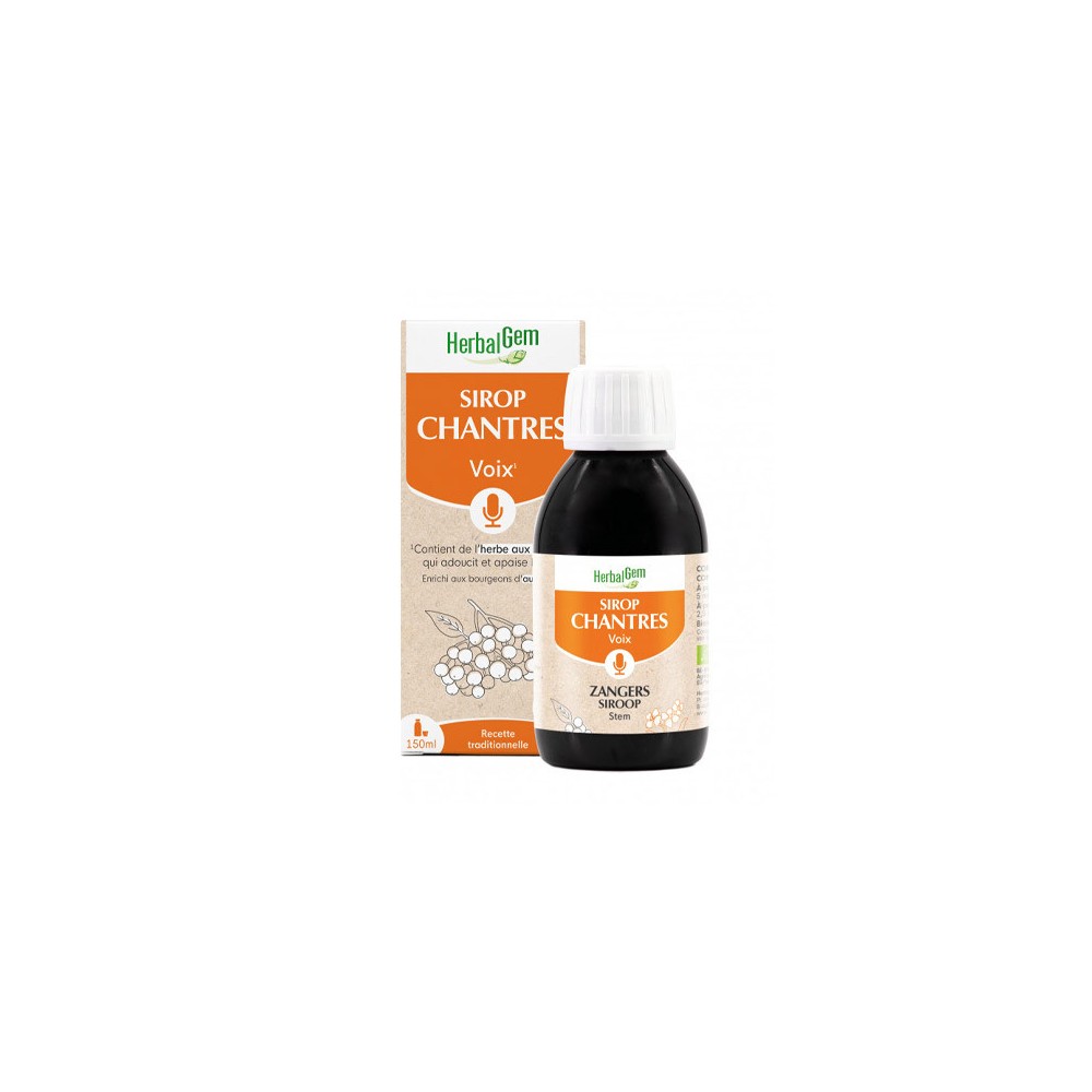 Herbalgem Sirop des Chantres Bio 150 ml