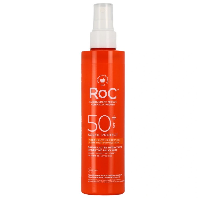 ROC SOL PROTECT SPF50 CORPS LAIT HYDRAT SPR/200ML