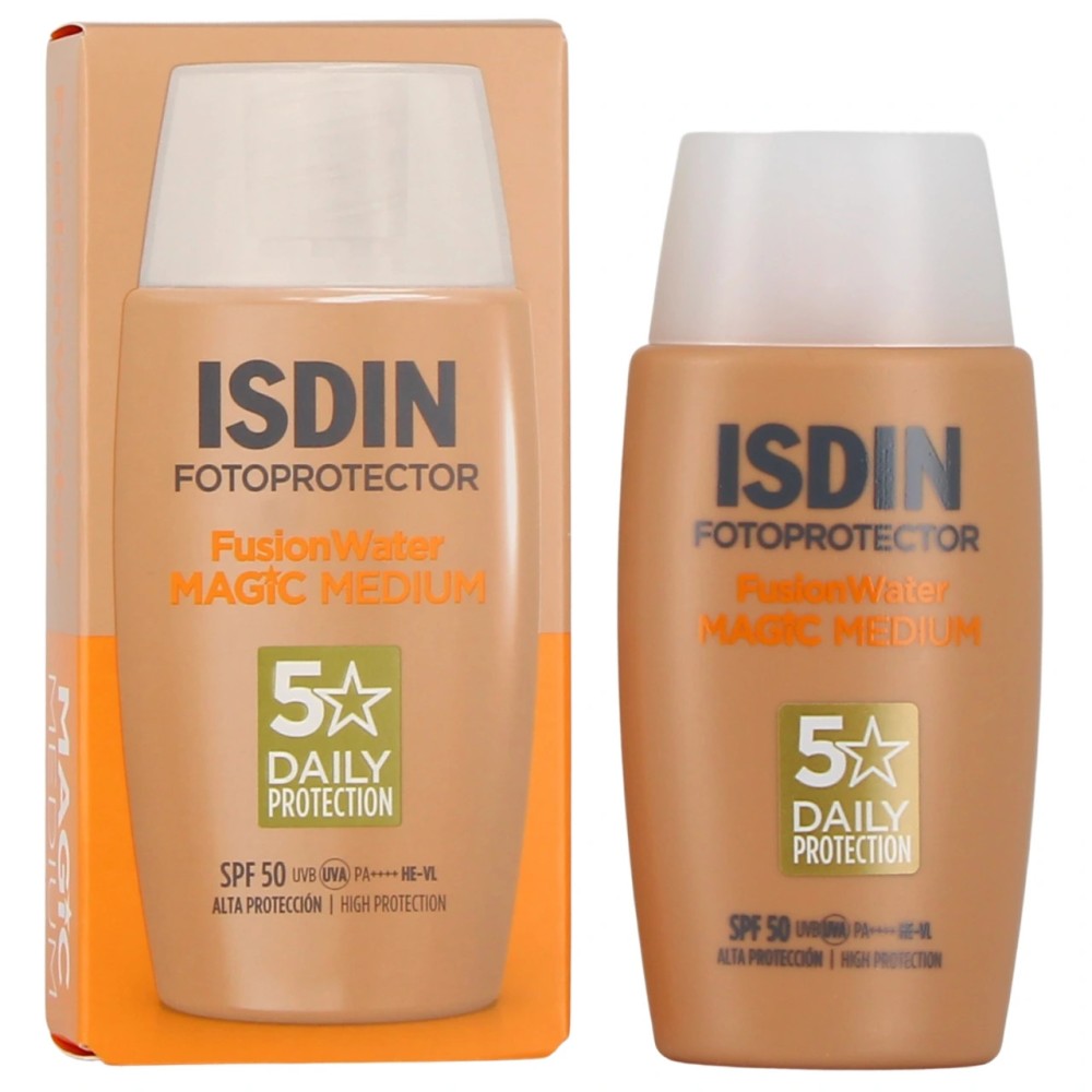 Isdin Fusion Water Magic SPF50 Medium Tube de 50 ml