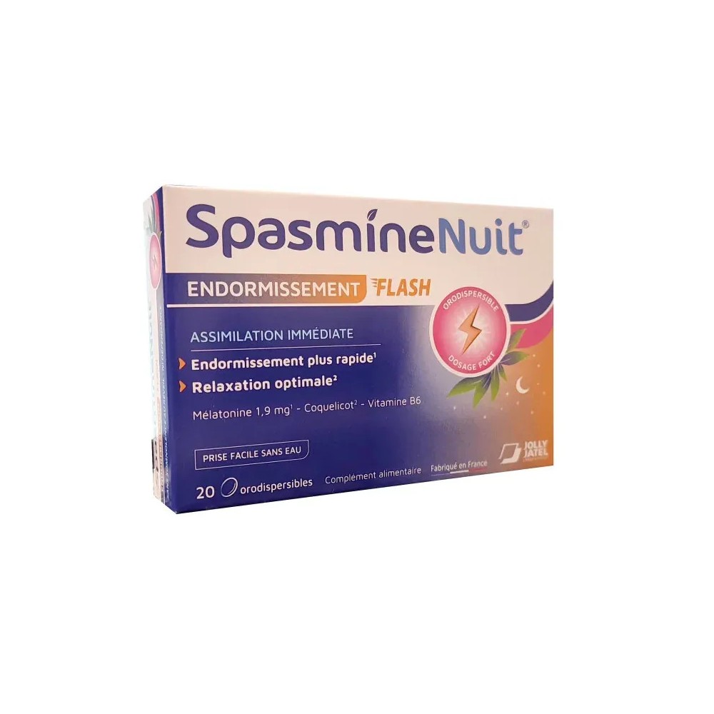 Spasmedical Spasminenuite Flash 20 Comprimés