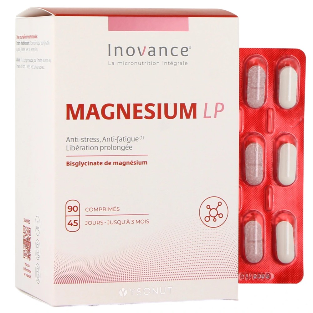 Inovance Magnésium Libération Prolongée 90 Comprimés