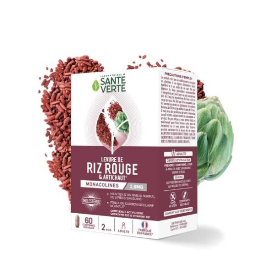 SVegetal Levure de riz rouge 60 comprimés