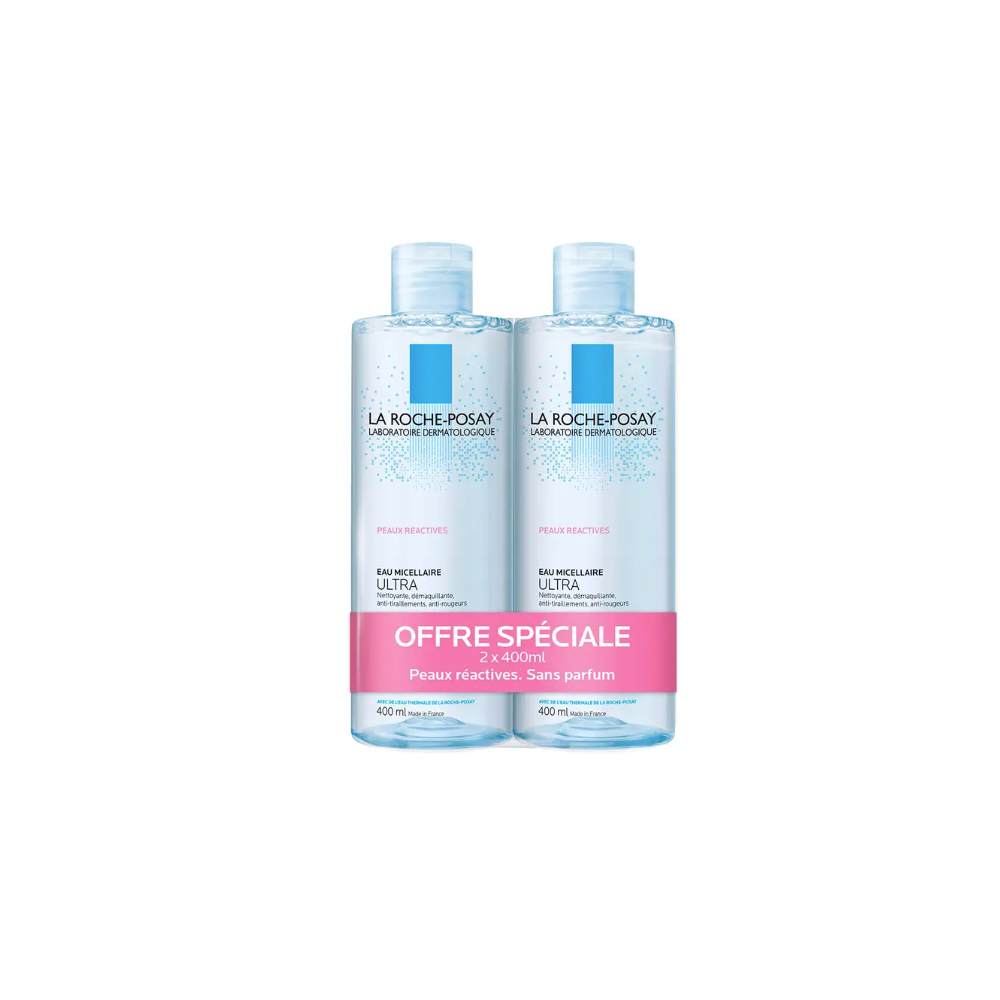 La Roche-Posay Toleriane Eau Micellaire Ultra 400 ml x2
