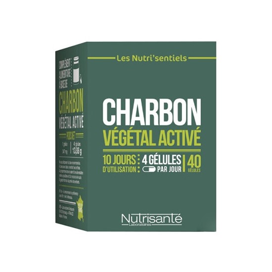 CHARBON VEGETAL ACTIVE 40 GEL NUTRI SENTIELS