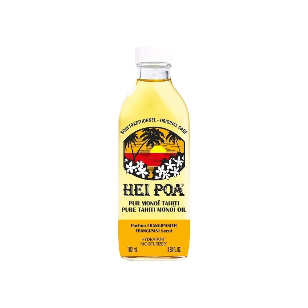 Hei Poa Huile Pure Monoï Fleur de Frangipanier 100 ml