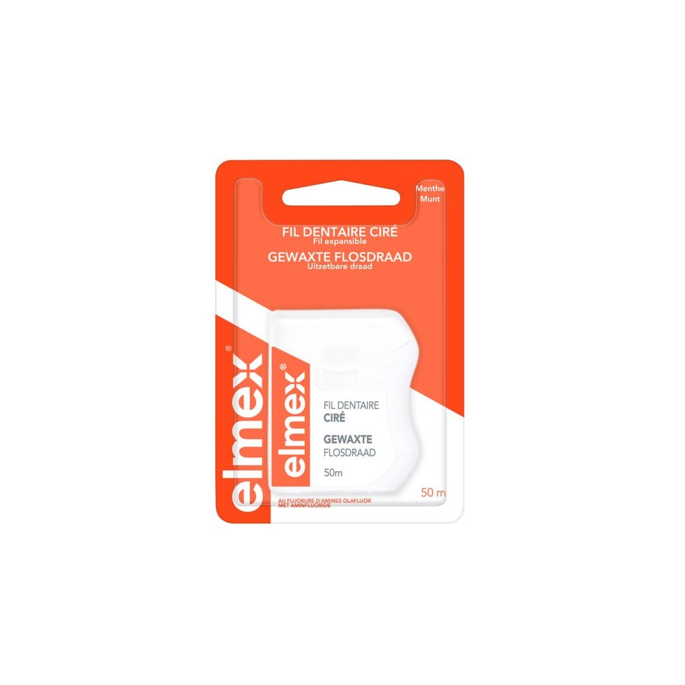Elmex Fil Dentaire Ciré 50 M