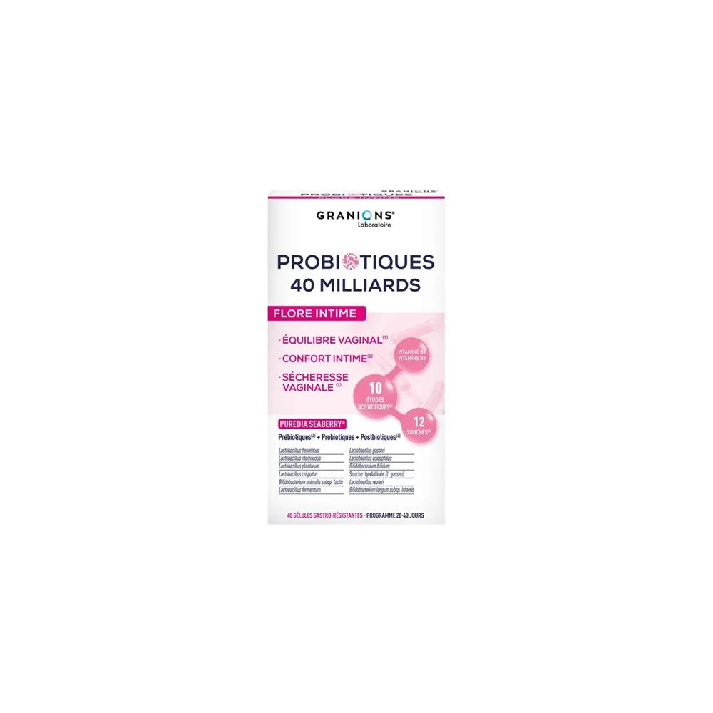 GRANIONS PROBIO FLORE INTIME GEL B/ 40