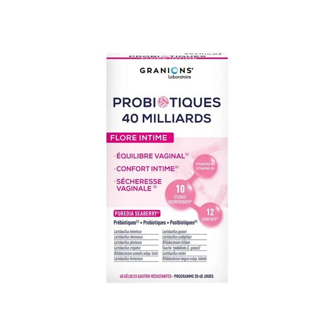 GRANIONS PROBIO FLORE INTIME GEL B/ 40