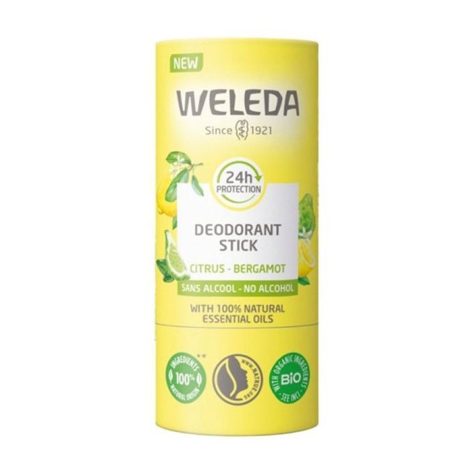 WELEDA DEO STICK CITRUS BERGAM 50G NEW