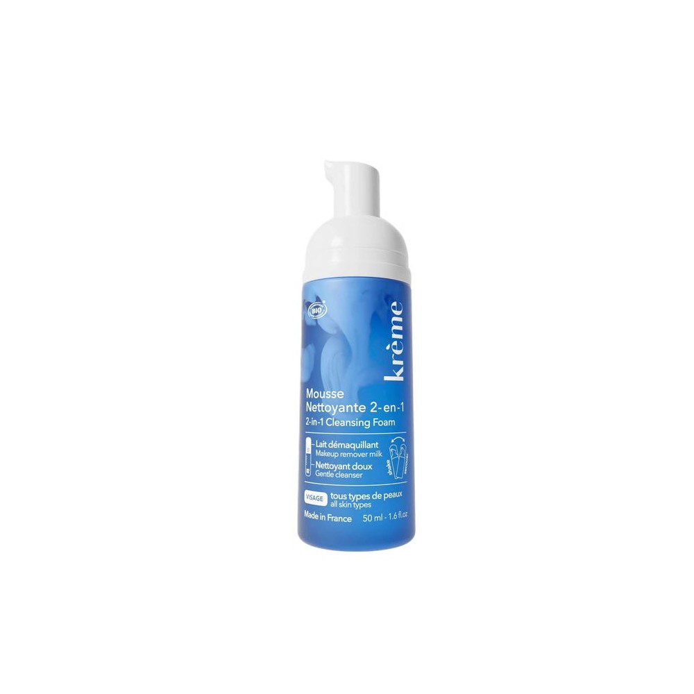 Krème Mousse Nettoyante 2-en-1 50 ml