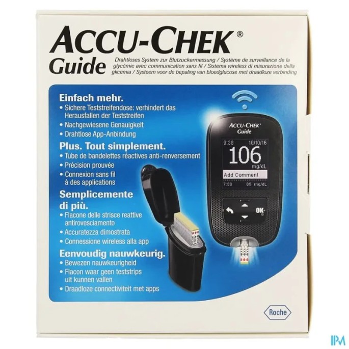 ACCU-CHEK GUIDE LECT GLYC MG/DL