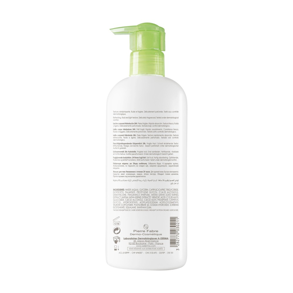 A-DERMA Lait Corps Hydratant - 400 ml
