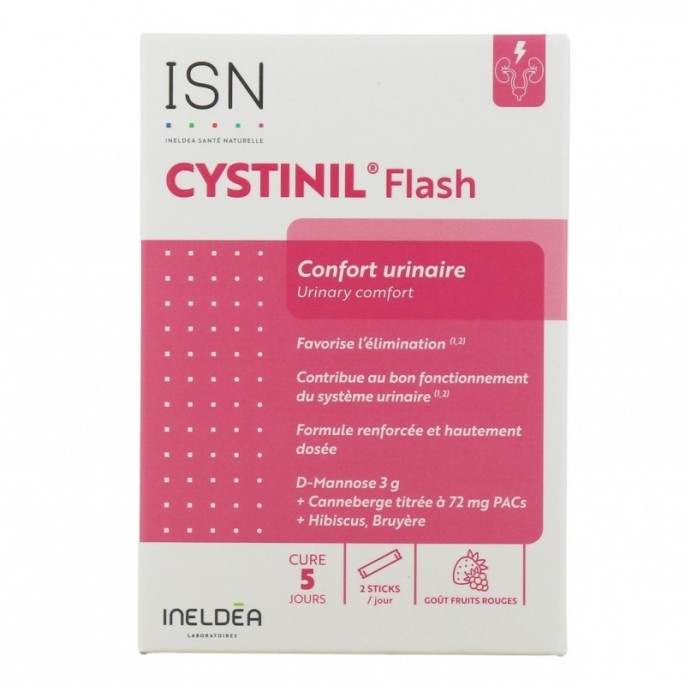 INELDEA CYSTINIL FLASH STICK B/10