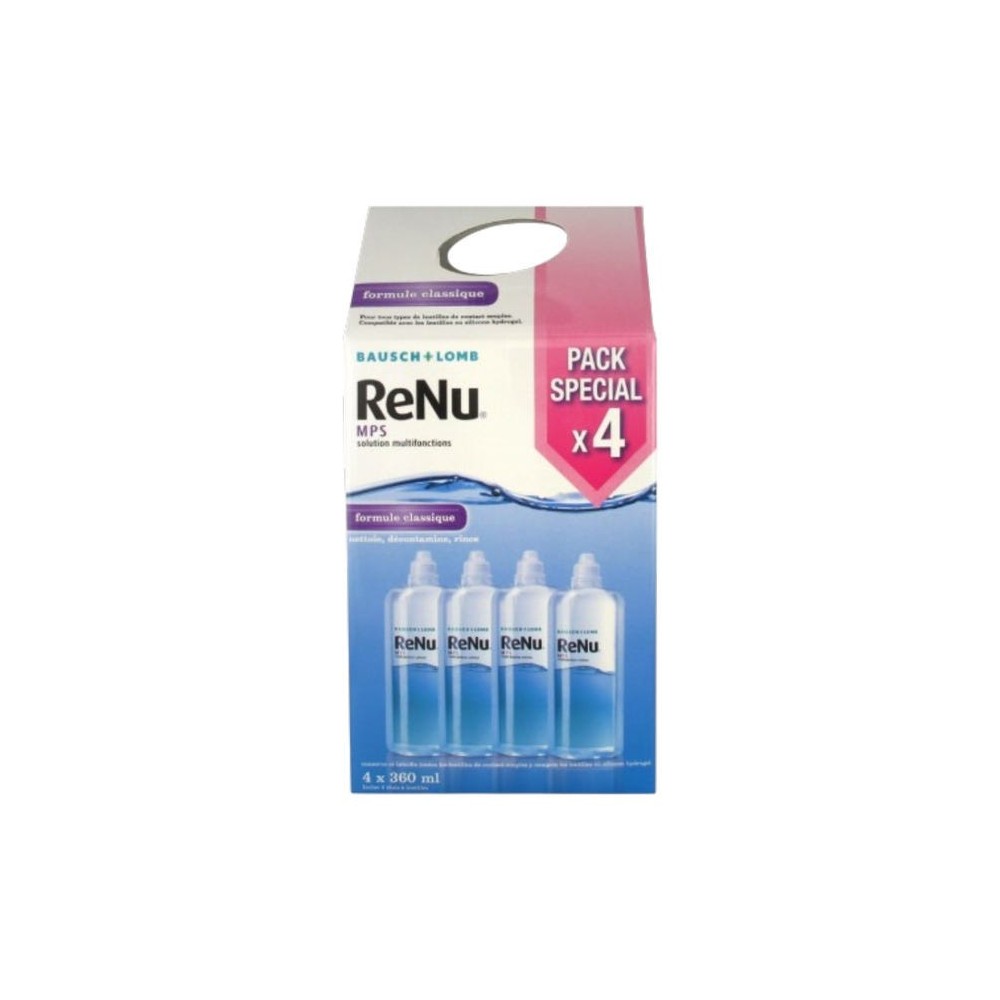 RENU MPS SOLUTION NETT PROMO PACK 4 UNITES