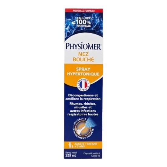 PHYSIOMER HYPERTONIQ 125ML SPRAY ORANGE