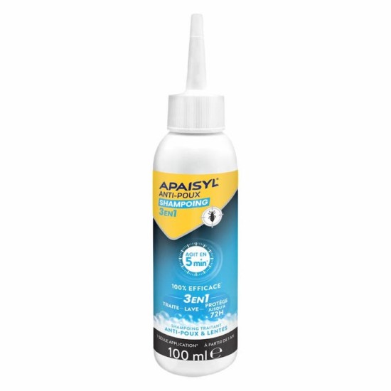 APAISYL ANTI-POUX SHAMP 3 EN1 FL/ 100ML