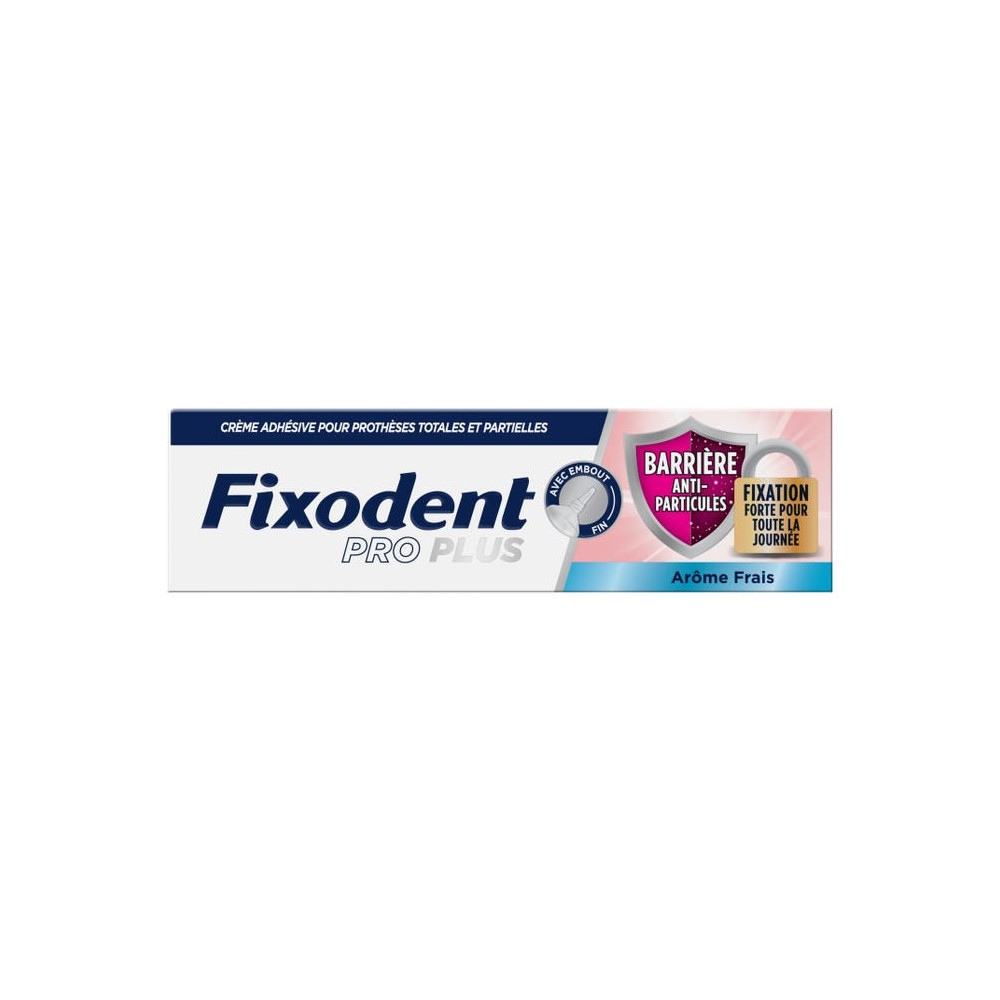 FIXODENT PRO PLUS ANTI-PARTICULES FRAIS 40G