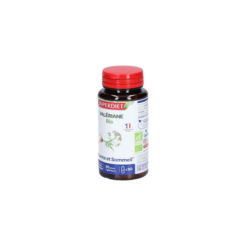 Superdiet Gel Valériane 90 Unités