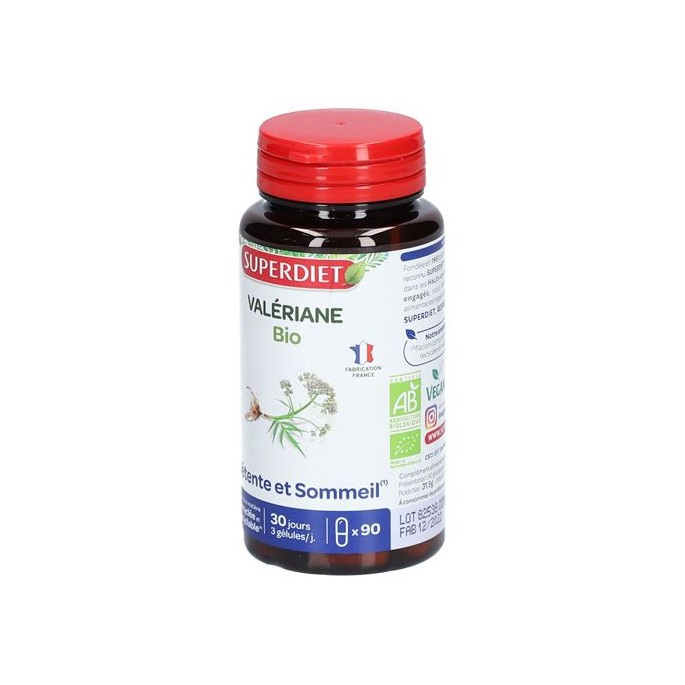 Superdiet Gel Valériane 90 Unités